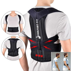 Posture Corrector Belt – Adjustable Back & Spine Support Brace for Pain Relief | Shoulder & Back Alignment for Men & Women
