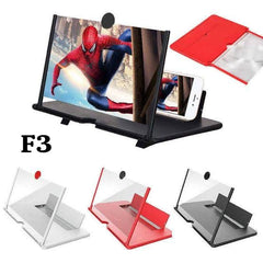 F3 3D Mobile Screen Magnifier – Enlarged Display Stand for Smartphones with Eye Protection