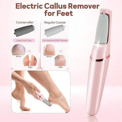 Electric Foot File Grinder – Rechargeable Pedicure Tool for Callus & Dead Skin Removal (Random Color)