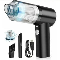 3 in 1 Portable Wireless Vacuum Cleaner – High Power Suction, Air Pump & Duster | Rechargeable Handheld Vacuum for Car, Home & Office