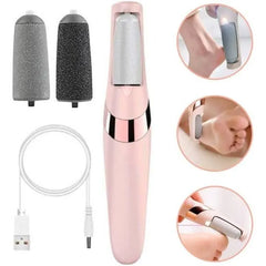 Electric Foot File Grinder – Rechargeable Pedicure Tool for Callus & Dead Skin Removal (Random Color)