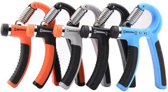 Adjustable Hand Grip Strengthener | Forearm & Wrist Workout Trainer with Resistance Control (Random Color)