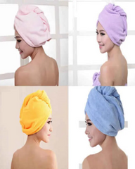 Hair Dryer Cap Towel – Quick Dry Hair Wrap for Women (Random Color)