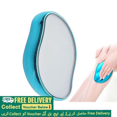 Crystal Hair Eraser – Painless Magic Hair Remover for Women & Men | Portable Body Epilator for Arms, Legs & Back (Random Color)