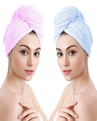 Hair Dryer Cap Towel – Quick Dry Hair Wrap for Women (Random Color)