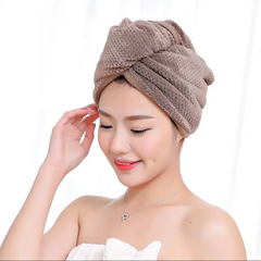 Hair Dryer Cap Towel – Quick Dry Hair Wrap for Women (Random Color)