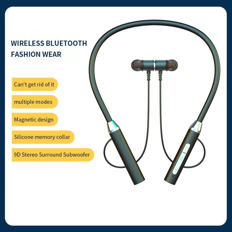 Lenovo HE05 Wireless Bluetooth Neckband Earphones – Long Battery, Hi-Fi Sound & Waterproof (Random Color)