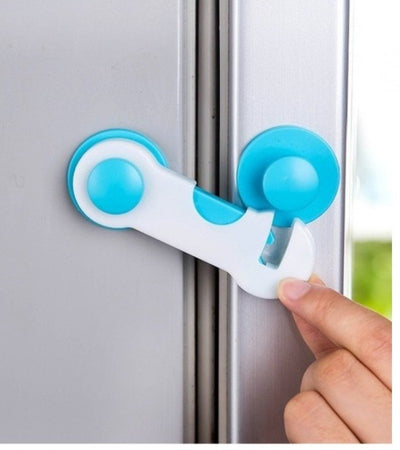 (Pack of 2) Child Safety Locks – Self-Adhesive Drawer, Cabinet & Fridge Security Lock