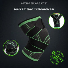 Adjustable Knee Support Brace – Elastic Patella Strap for Sports, Running & Cycling (Random Color)