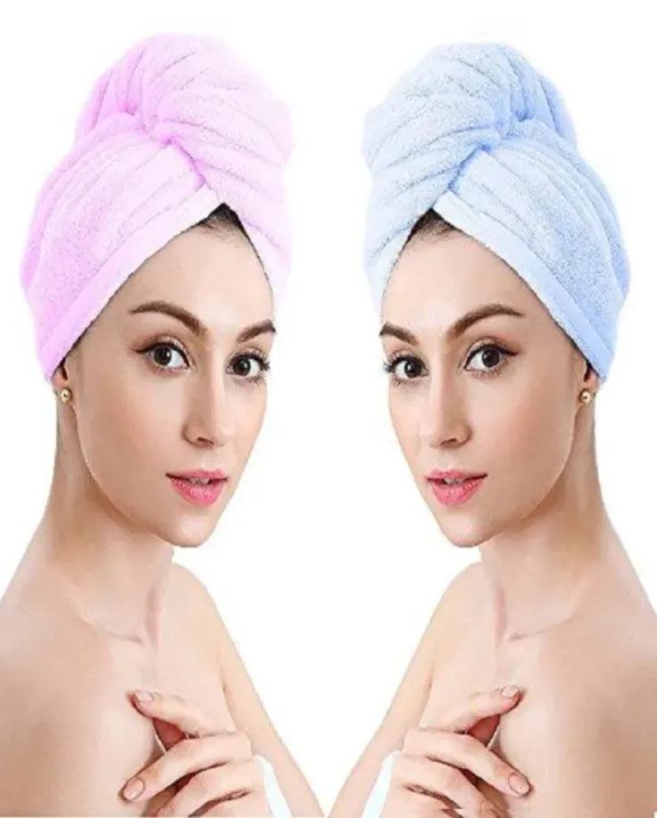 Hair Dryer Cap Towel – Quick Dry Hair Wrap for Women (Random Color)