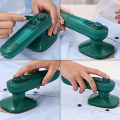 Mini Handheld Garment Steamer – Portable Steam Iron for Home & Travel, Wet & Dry Ironing