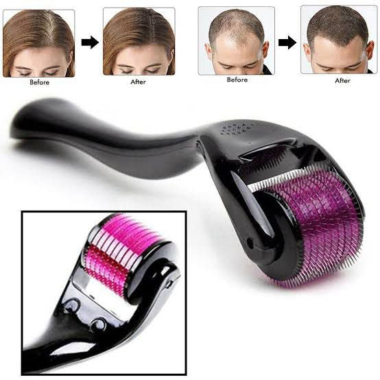 Facial Skin Therapy Derma Roller 0.5mm | Hair Growth & Skin Beauty Tool for Anti-Aging, Wrinkles, Stretch Marks & Acne Scar Removal