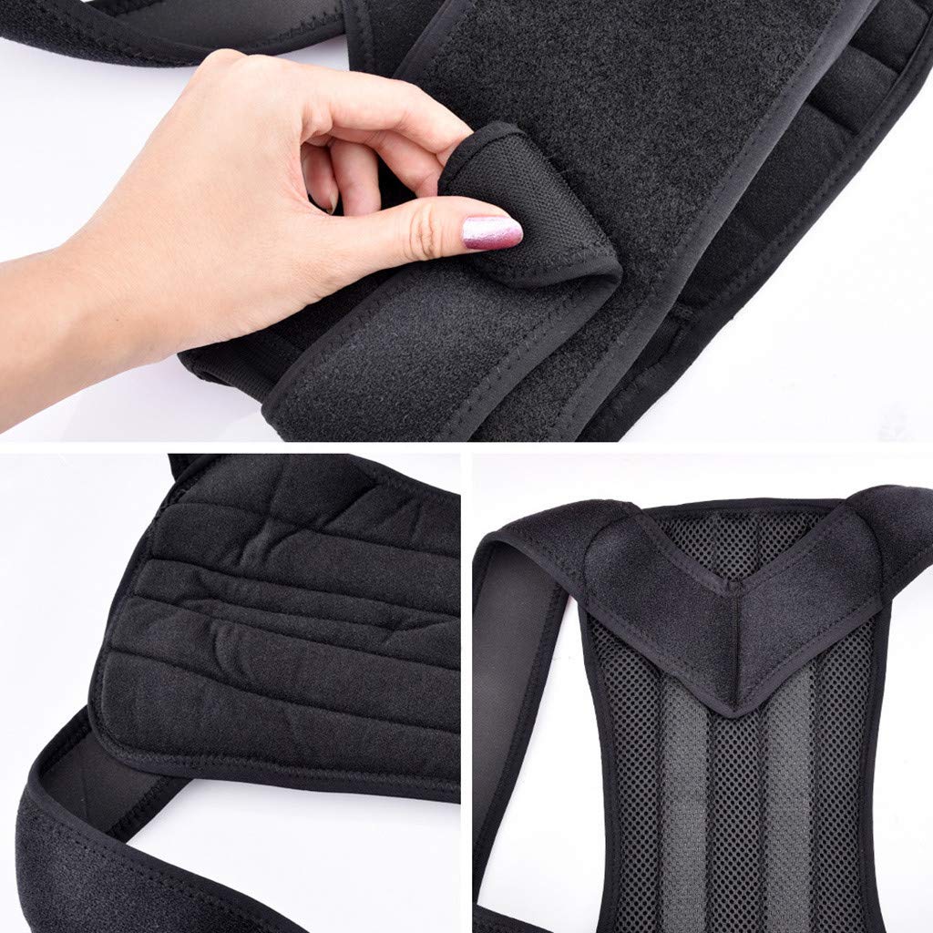 Posture Corrector Belt – Adjustable Back & Spine Support Brace for Pain Relief | Shoulder & Back Alignment for Men & Women