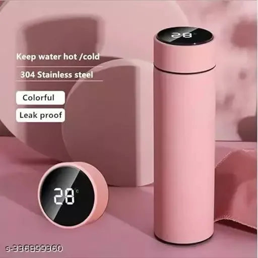 Smart LED Temperature Water Bottle – 500ml Stainless Steel Vacuum Flask for Hot & Cold Drinks
