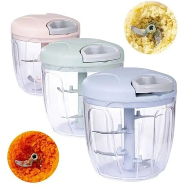 5-in-1 Manual Vegetable Cutter & Slicer – Multifunctional Kitchen Tool with Stainless Steel Blades