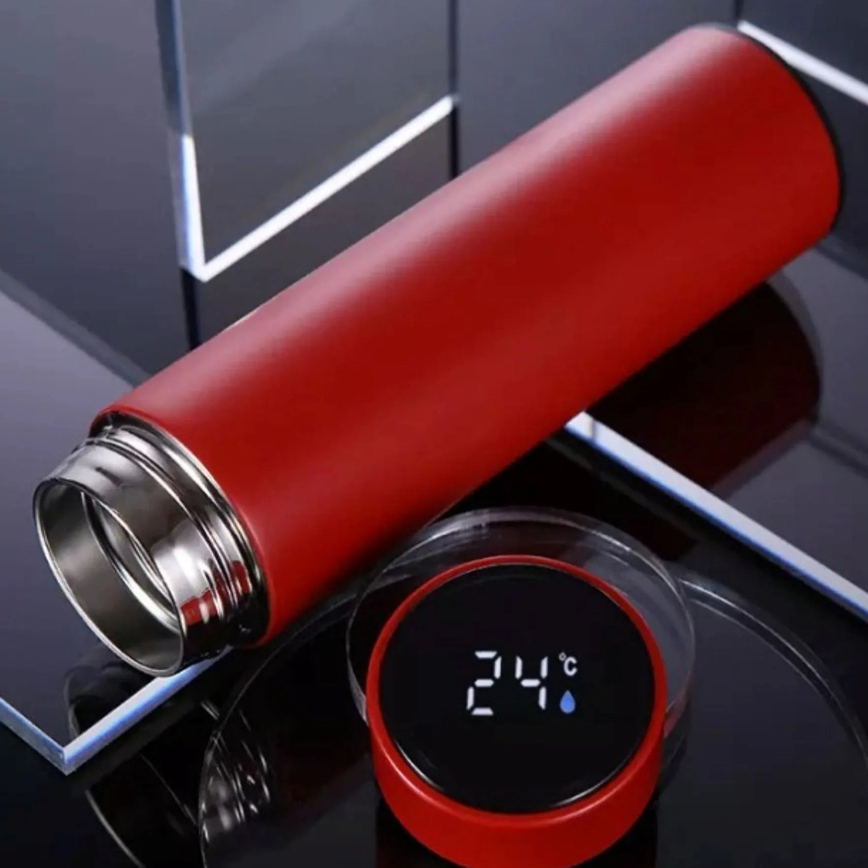 Smart LED Temperature Water Bottle – 500ml Stainless Steel Vacuum Flask for Hot & Cold Drinks