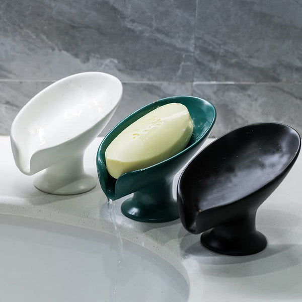 Newstyle Leaf Soap Holder – Self-Draining Soap Box for Bathroom & Shower | Stylish Soap Tray & Storage Dish