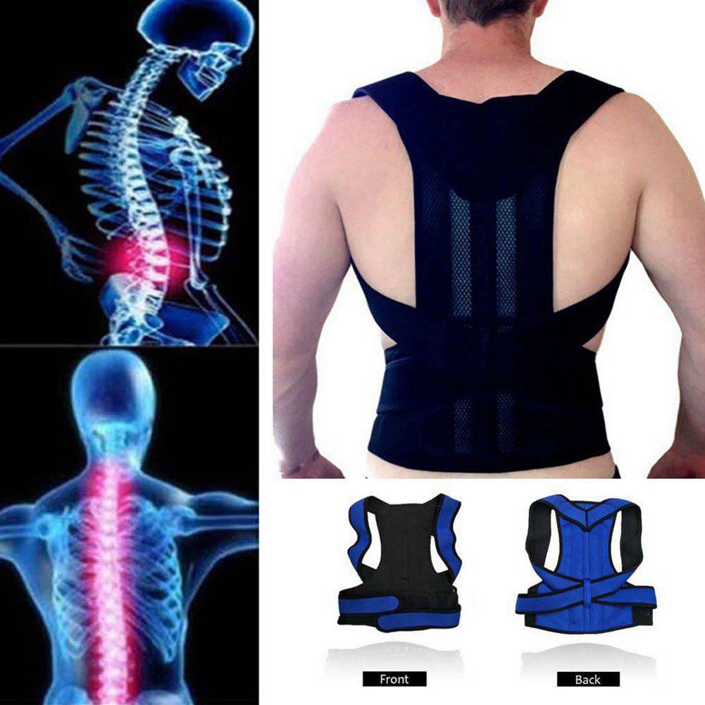 Posture Corrector Belt – Adjustable Back & Spine Support Brace for Pain Relief | Shoulder & Back Alignment for Men & Women