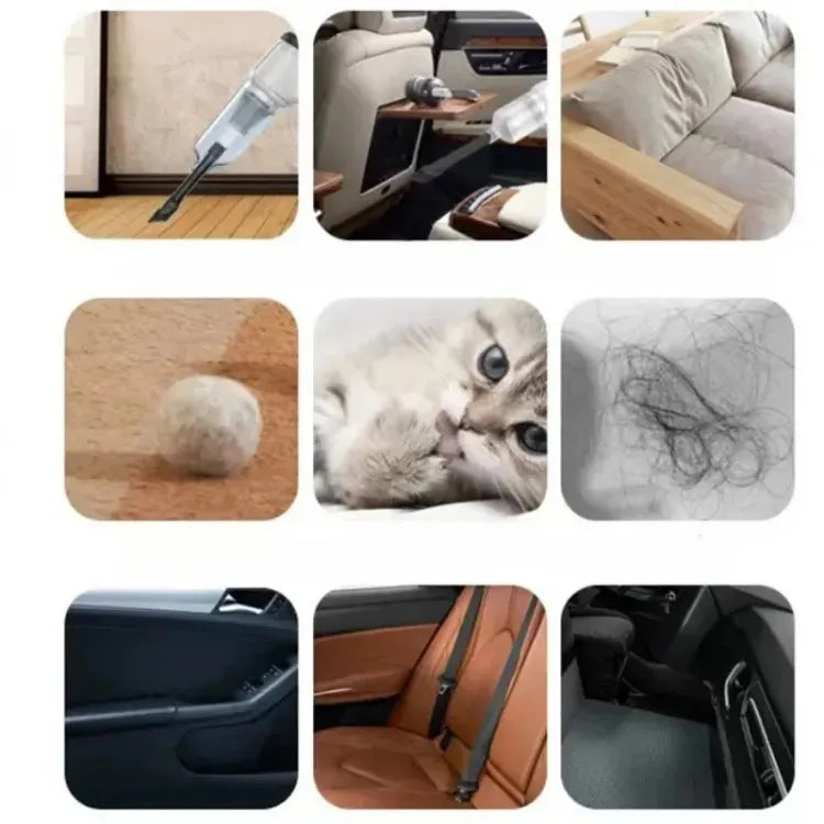 3 in 1 Portable Wireless Vacuum Cleaner – High Power Suction, Air Pump & Duster | Rechargeable Handheld Vacuum for Car, Home & Office
