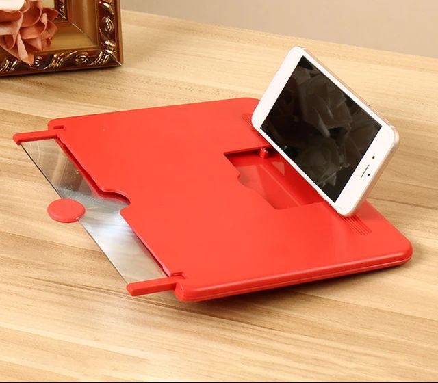 F3 3D Mobile Screen Magnifier – Enlarged Display Stand for Smartphones with Eye Protection
