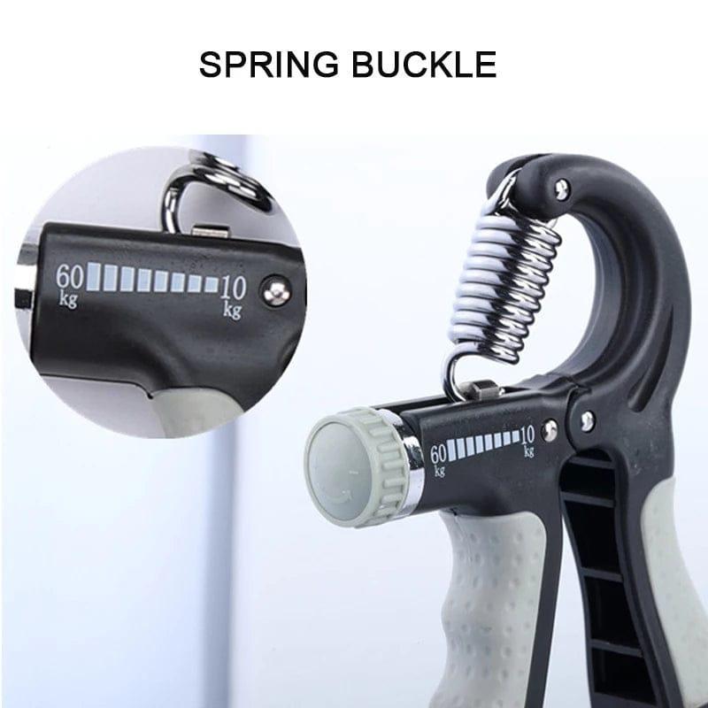 Adjustable Hand Grip Strengthener | Forearm & Wrist Workout Trainer with Resistance Control (Random Color)