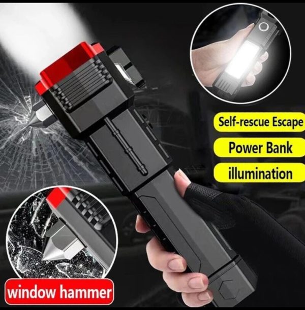 Zoomable Mini LED Flashlight – Rechargeable Metal Torch with High Brightness for Outdoor, Home & Camping