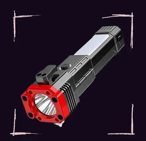 Zoomable Mini LED Flashlight – Rechargeable Metal Torch with High Brightness for Outdoor, Home & Camping